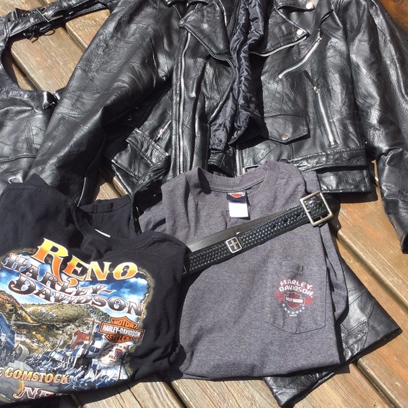 Moto Jacket BLACK LEATHER UNISEX - Picture 5 of 15